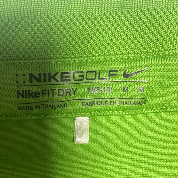 Nike Golf Fit Dry Sleeveless Green Golf Polo Shirt Women’s Medium - Picture 6 of 8